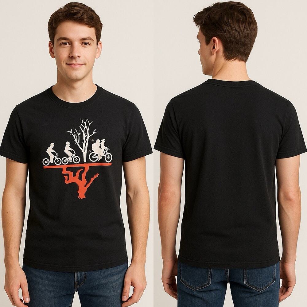 Stranger Things Tee Shirt Upside Down World Demogorgon Hawkins Eleven Will Byers